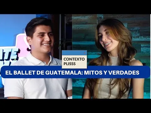 Bailarina profesional Giuletta Bilello en escena, representando el ballet guatemalteco.